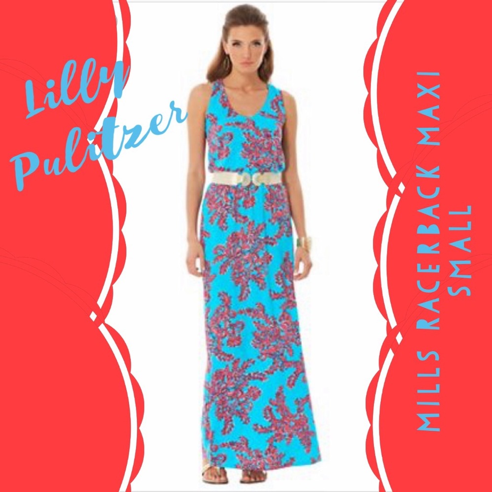 Lilly Pulitzer Mills Racerback Maxi Dress